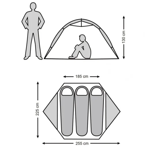 Stoic Njavve 3P Tent - 3-Personen Zelt -Stoic stoic njavve 3p tent 3 personen zelt detail 11