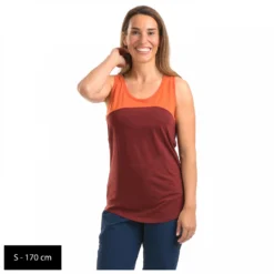 Stoic Women's Merino150 HeladagenSt. Tank Multi - Tank Top -Stoic stoic womens merino150 heladagenst tank multi tank top detail 10