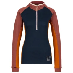 Stoic Women's Merino260 StadjanSt. 3/4 Zip W. Hood - Merinohoodie -Stoic stoic womens merino260 stadjanst 3 4 zip w hood merinohoodie 1