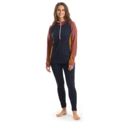 Stoic Women's Merino260 StadjanSt. 3/4 Zip W. Hood - Merinohoodie -Stoic stoic womens merino260 stadjanst 3 4 zip w hood merinohoodie detail 9